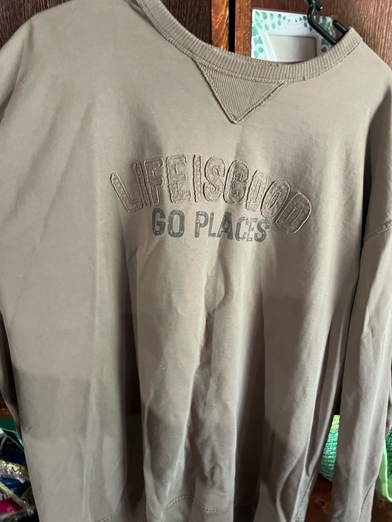 Life Is Good Other - Life Is Good Men's Crewneck Sweatshirt - Taupe